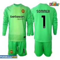Inter Milan Yann Sommer #1 Torwart 3rd trikot Kinder 2025-26 Langarm (+ Kurze Hosen)